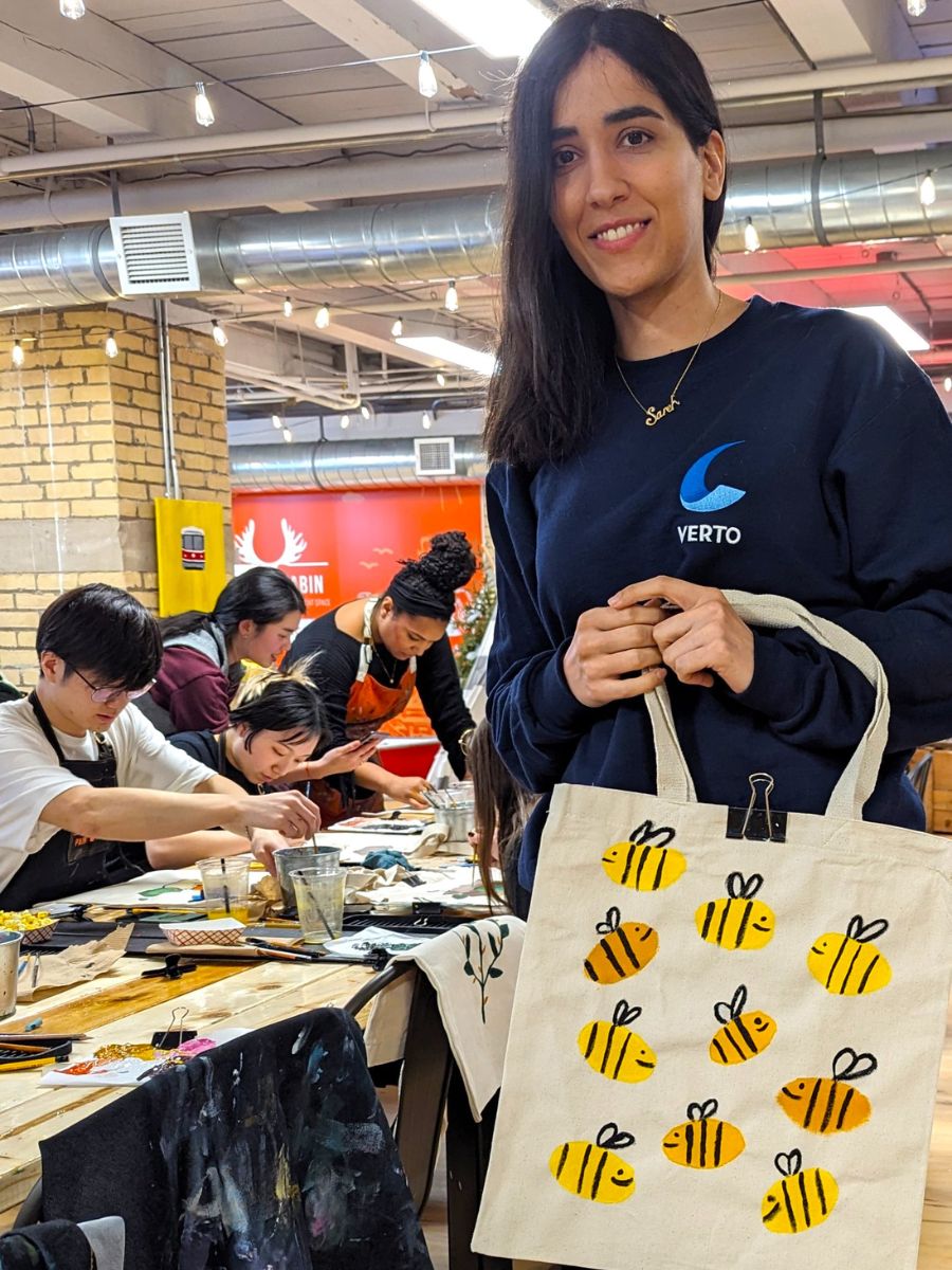 Tote Bag Paint Night at Paint Cabin