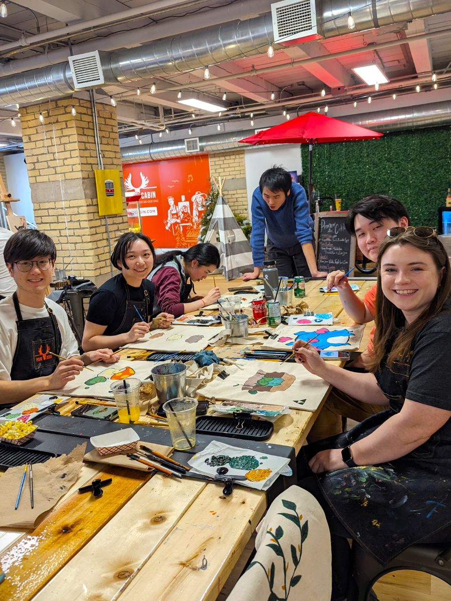 Explore fun Group activities in Liberty Village - Paint Cabin&