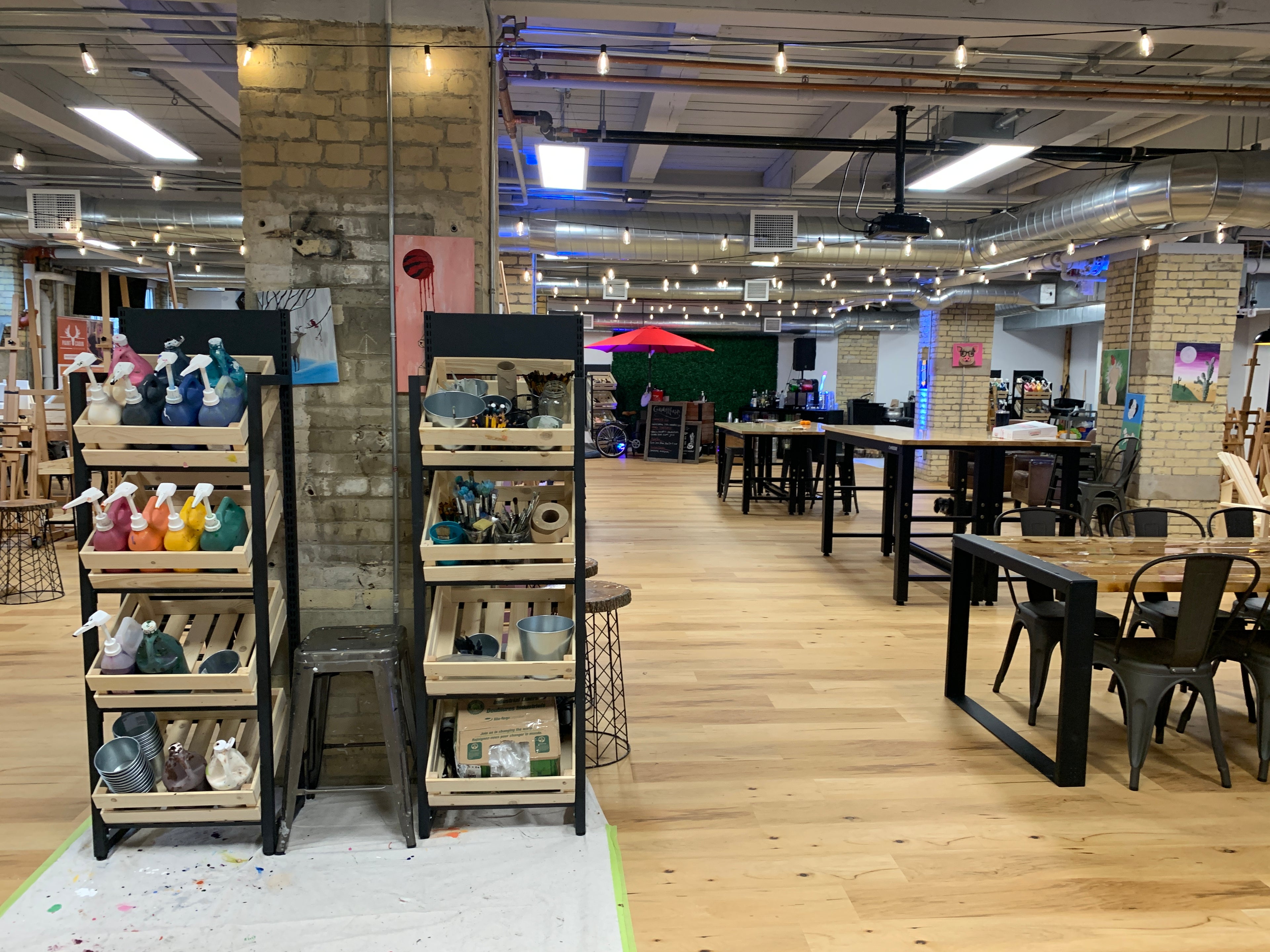 Paint Cabin's Team Building Event Venue & Art Stations