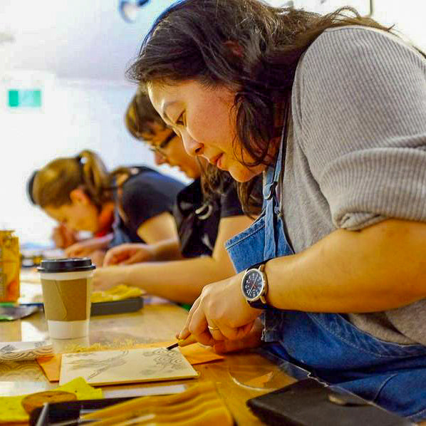 Fun things to do - Paint & Wine, Printmaking & activities