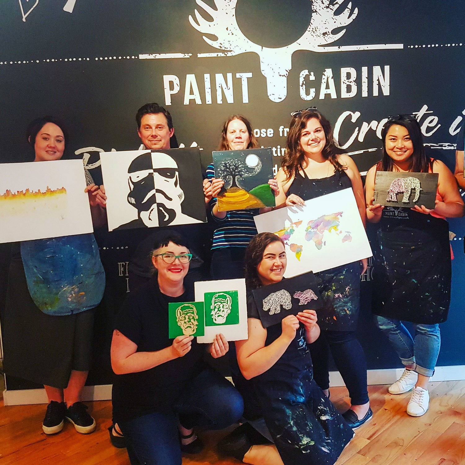 Things to check out in toronto this weekend -Paint Cabin Paint & Sip Nights. Fun Drinks and Activities