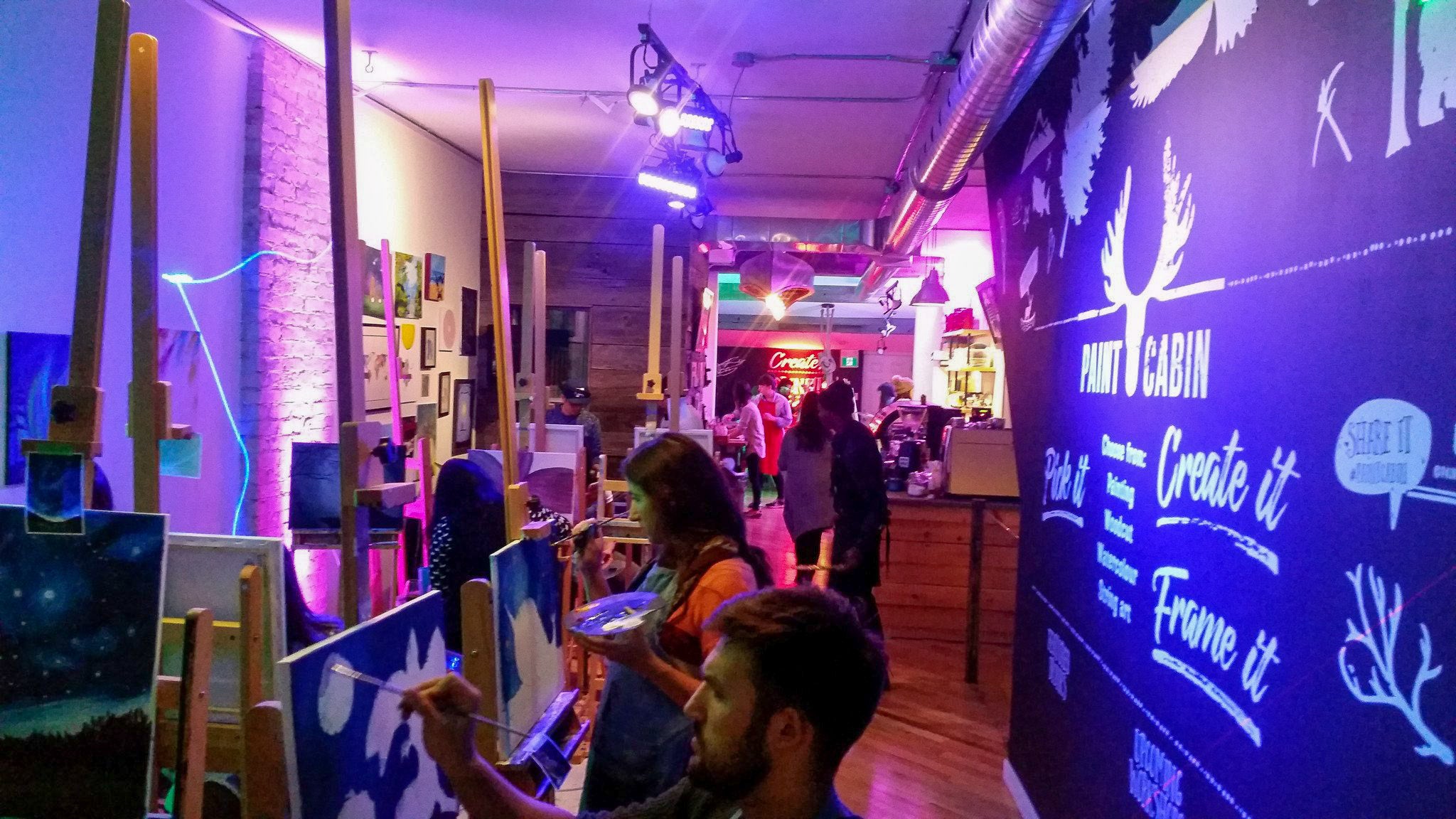 Glow in the Dark Event Paint Night Toronto