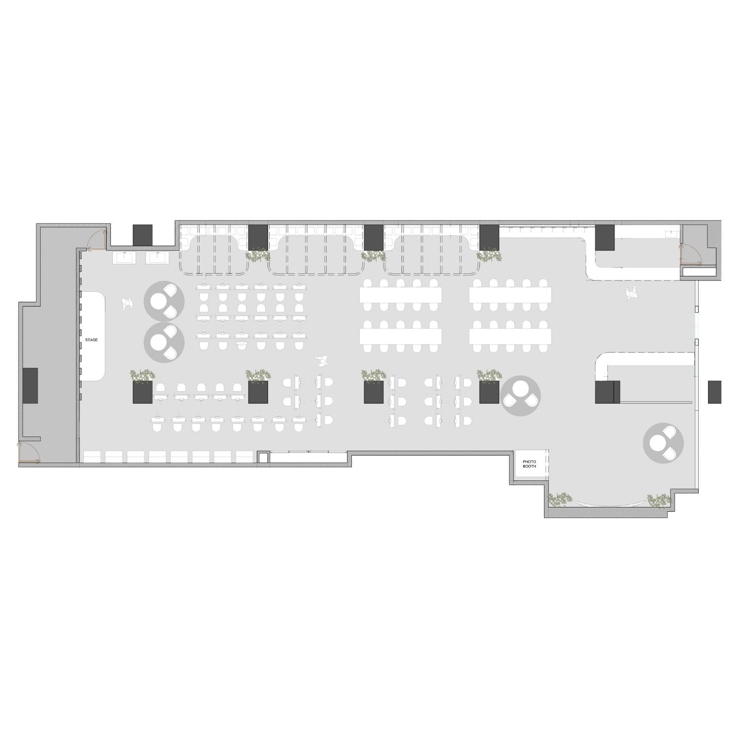 Paint Cabin Scotia Plaza Venue Floor Plan