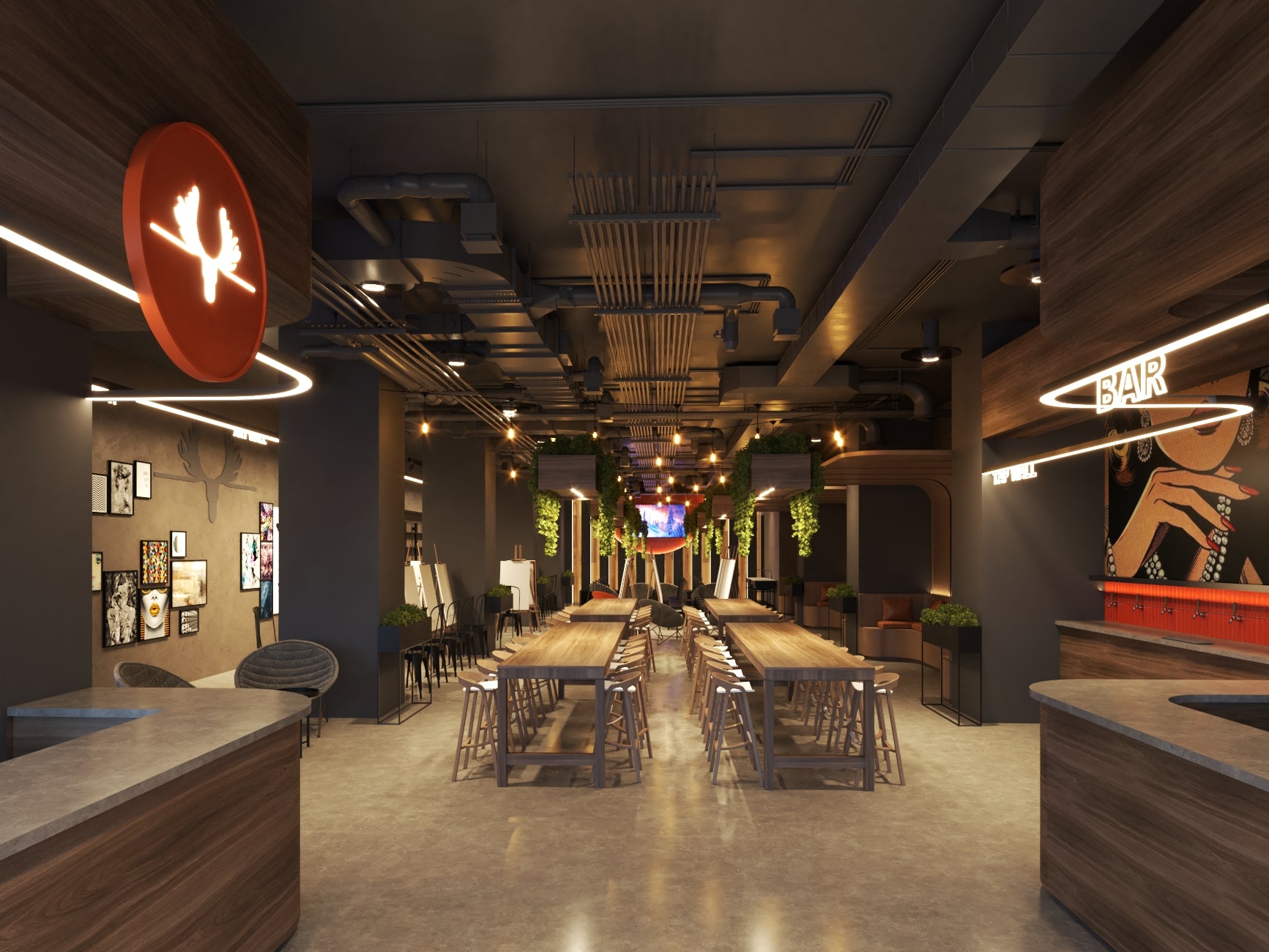 Paint Cabin's Downtown Corporate Event Venue