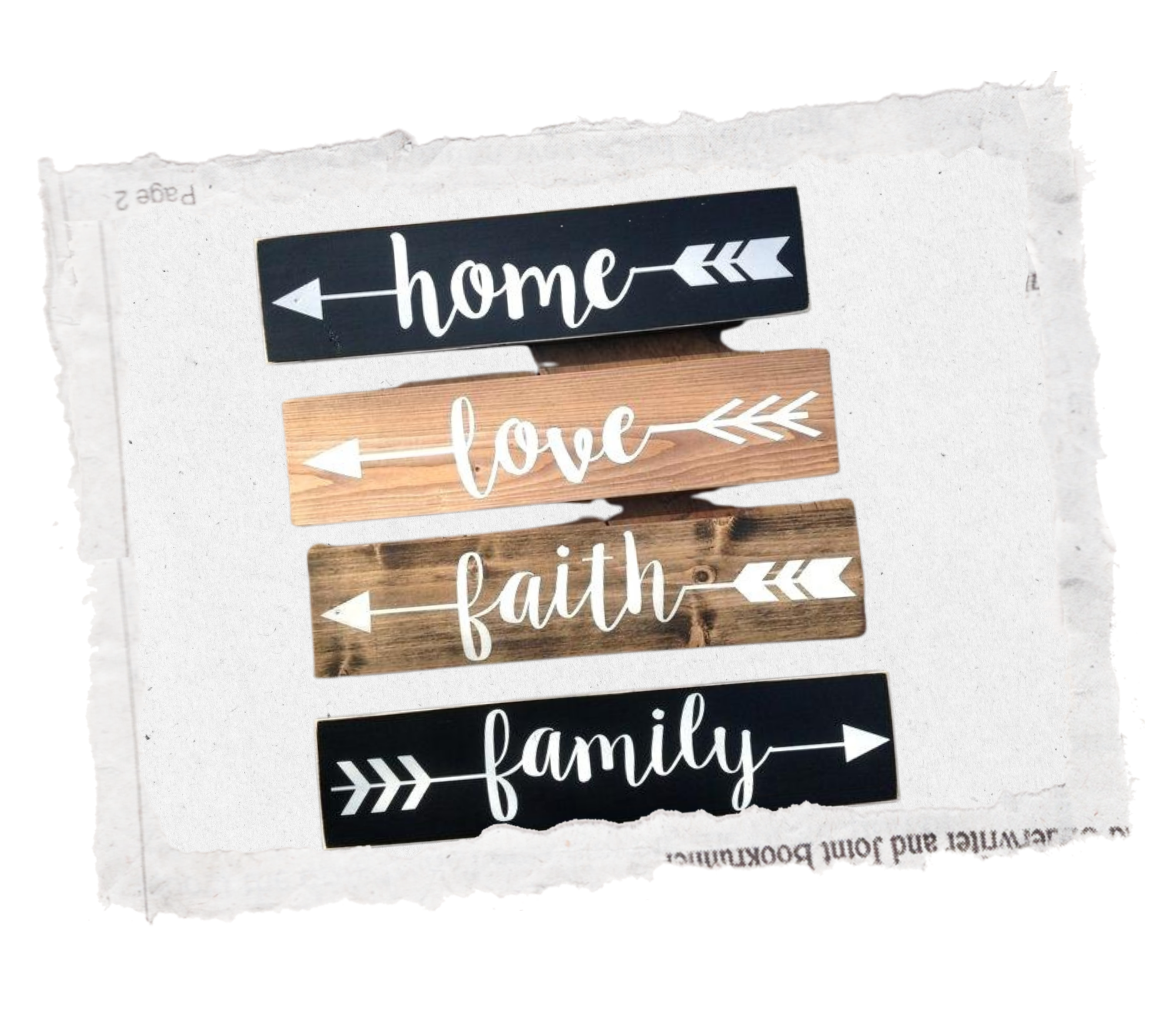 DIY Rustic Vintage Wood Sign Paint Activity at Paint Cabin in Toronto