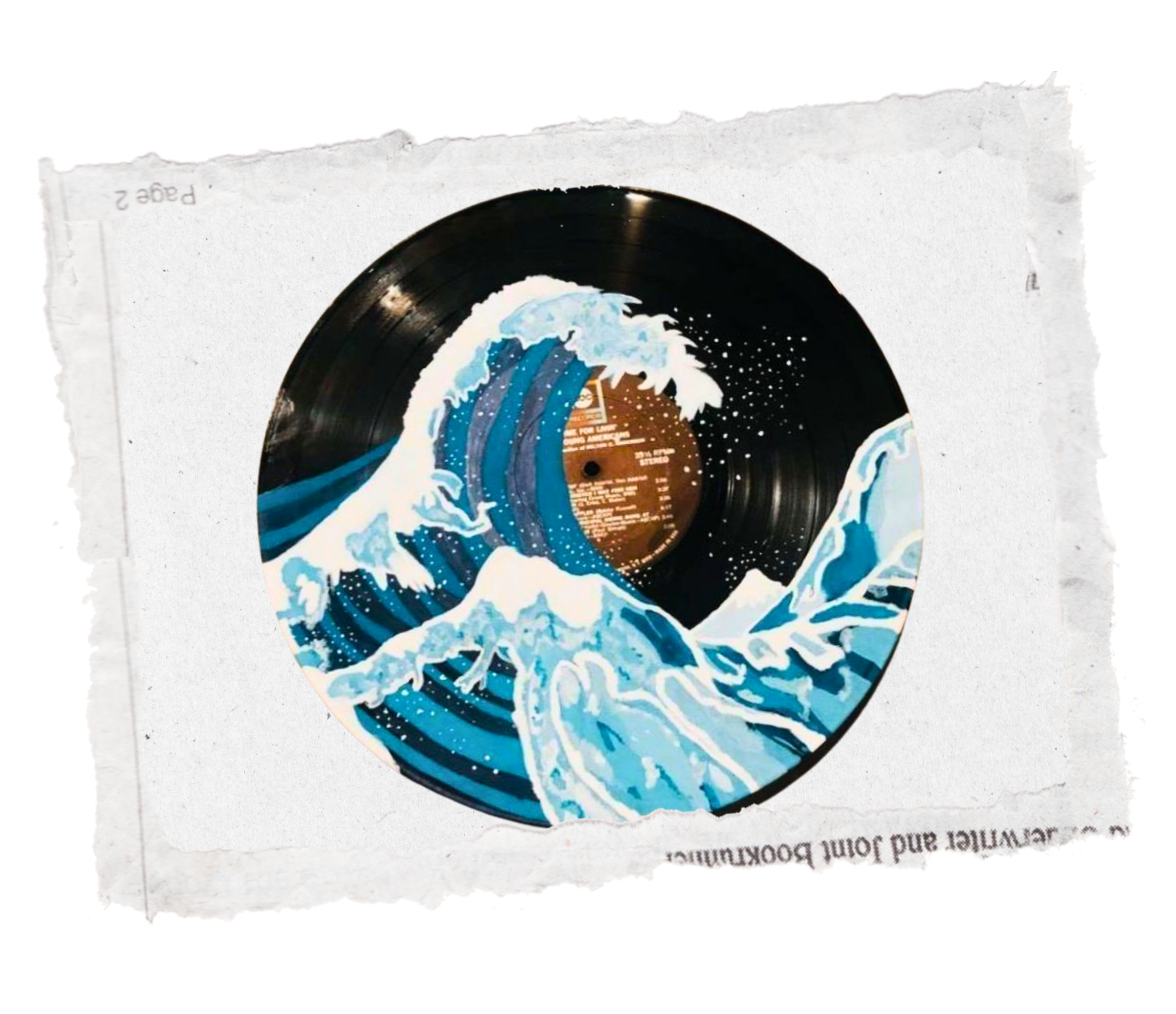 Vinyl Record Paint Party at Paint Cabin