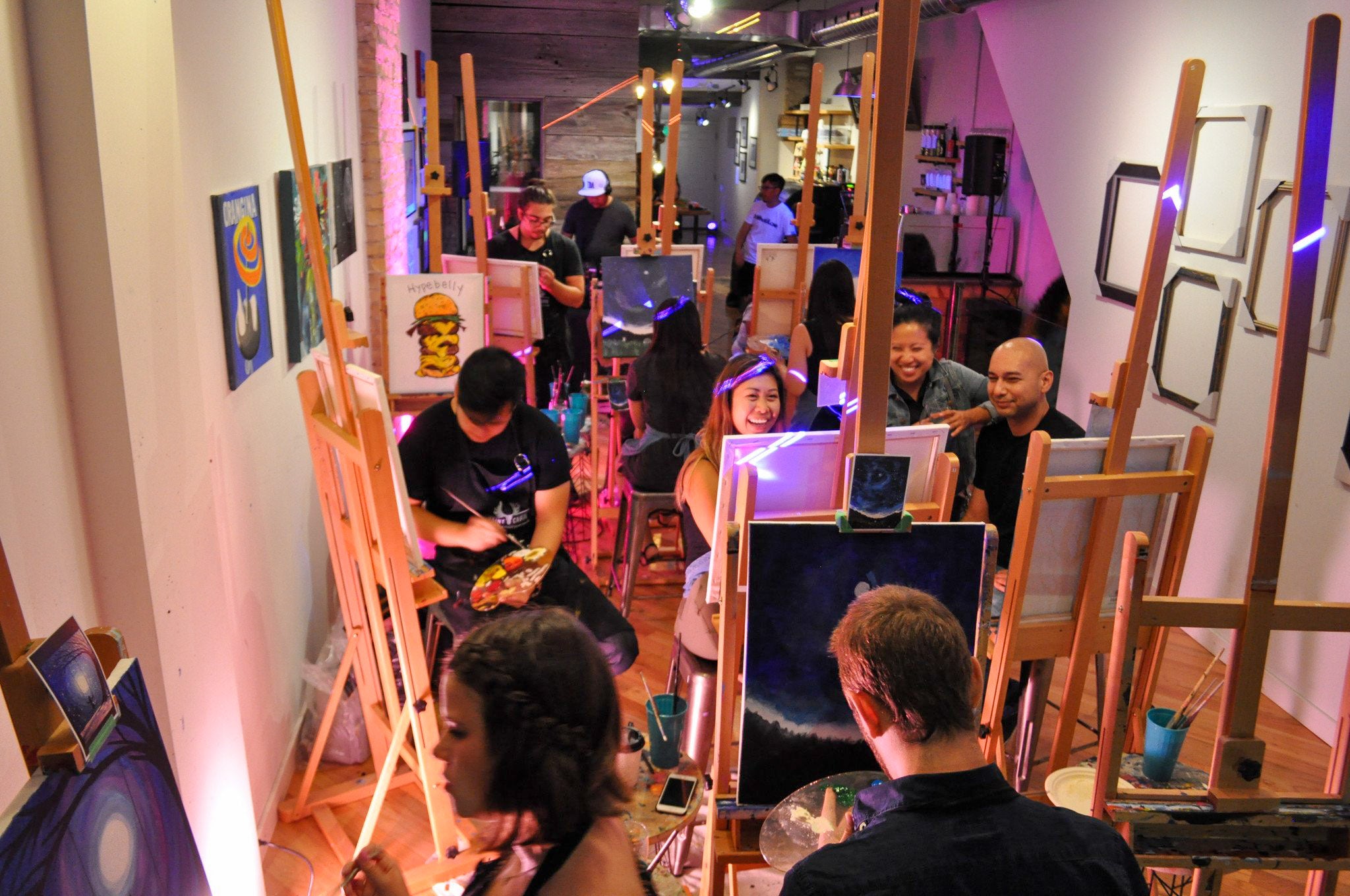 Glow in the Dark Paint Night Toronto Downtown