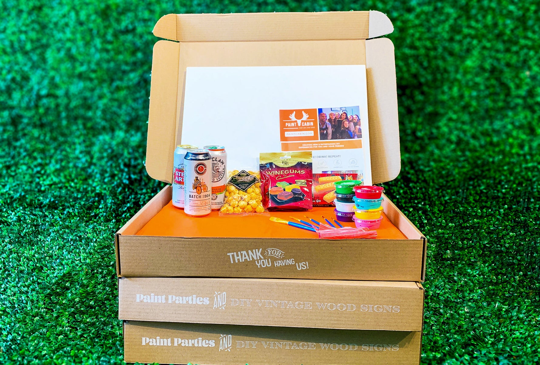 Watercolour Paint n Drink! Paint Cabin